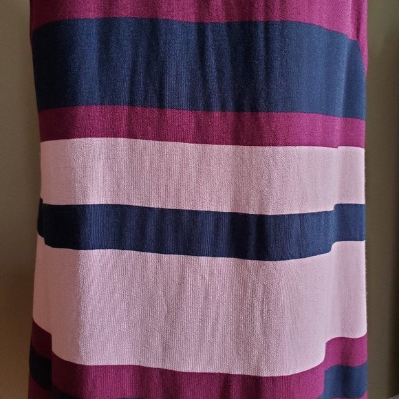 Ann Taylor Factory Striped Shift Dress 8P - Picture 5 of 7